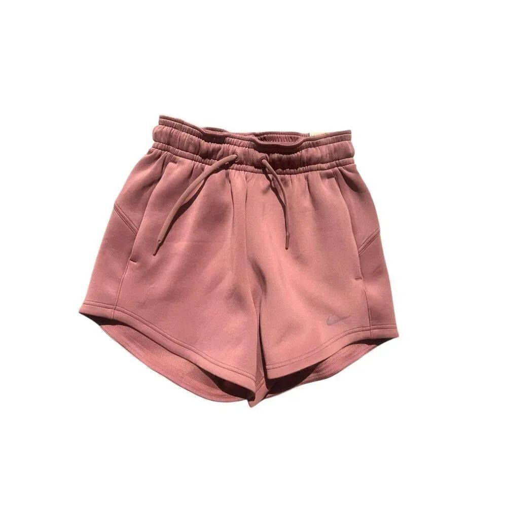 Nike woman’s XS dri-fit training high rise standard fit mauve purple shorts New